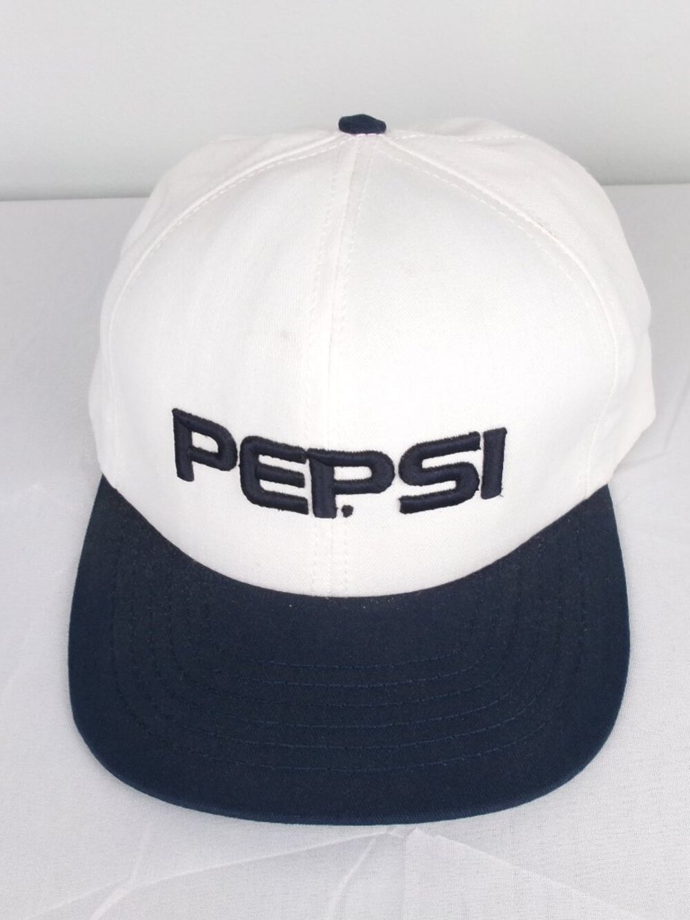 Vintage Pepsi Made In USA Snapback Hat Stylemaster Cap